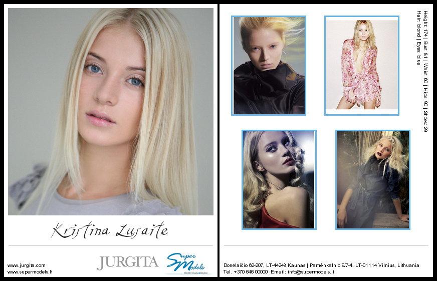 Kristina Lusaite composite card