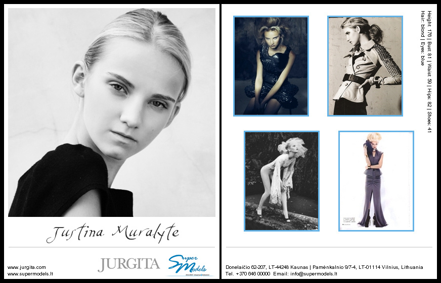 Justina Muralyte composite card