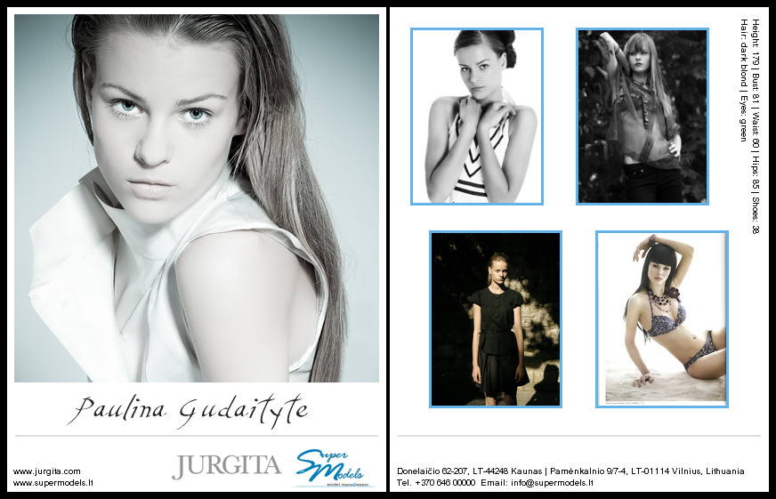 Paulina Gudaityte composite card