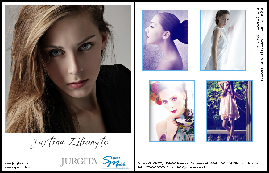 Justina Žilionytė composite card